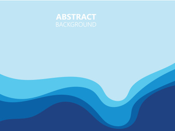 Blue wave water background wallpaper vector preview picture