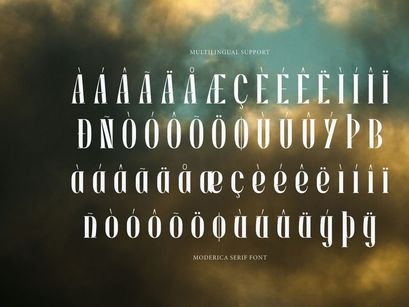 Moderica | Modern Serif Font