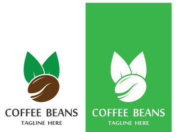 Premium coffee bean logo design. preview picture