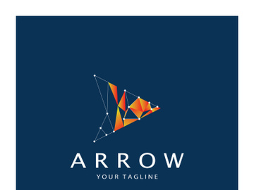 Arrow vector illustration icon Logo Template design preview picture