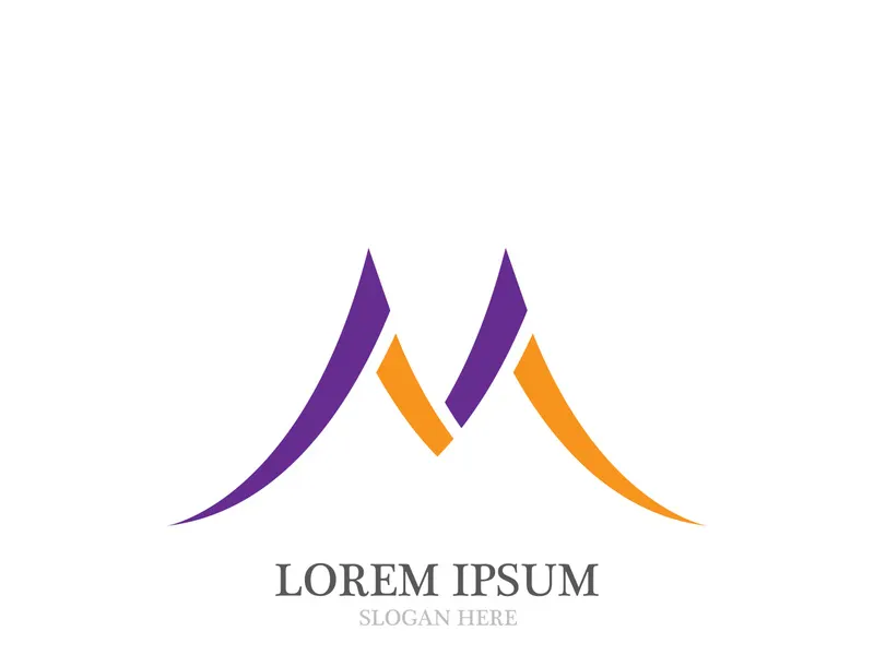 M Logo Template vector illustration design