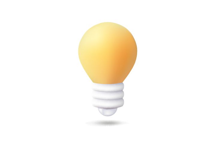 3D Business Vector Icon render with blender style