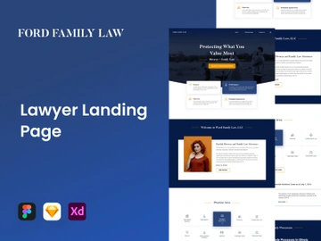 Ford Family Law - Lawyer Landing Page preview picture