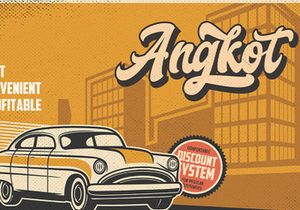 Fredam Theory - Retro Bold Script Font