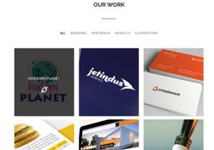 Elegant One Page Website Template[PSD]