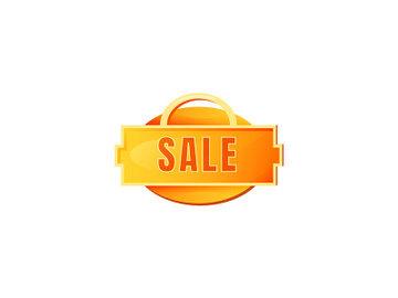 Sale yellow vector board sign illustration preview picture