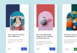 NFT Onboarding Mobile App UI Kit