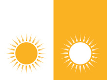 Sun vector illustration icon logo template design