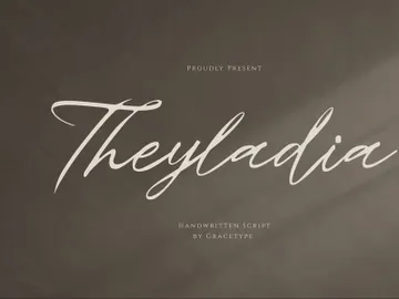 Theyladia | Handwritten Script preview picture
