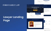 Ford Family Law - Lawyer Landing Page