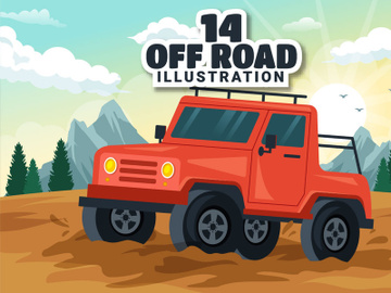 14 Off Road Vehicle Illustration preview picture