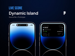 Dynamic Island Prototype UI Kit preview picture