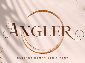Angler - Roman Serif Font preview picture