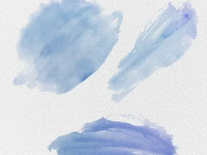 10 Ocean Watercolor Photoshop Brushes
