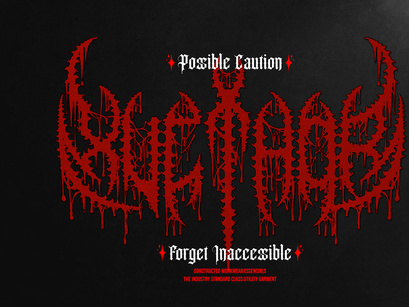 Mortvex | Death Metal Font