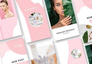 Free Cosmetic Social Media Template