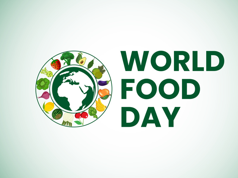 World Food Day vector illustration design suitable for social media, banners, posters