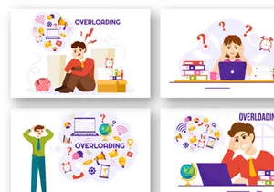 12 Overloading Business Illustration