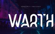 Warth - Futuristic Display Font