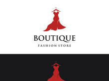 Women's clothing logo design.