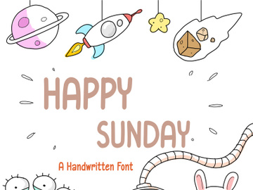 Happy Sunday Font preview picture