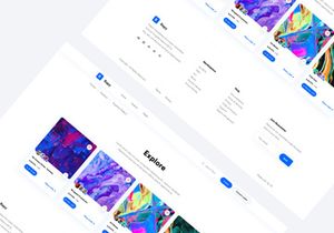 NFT'S Explore Page UI Kit