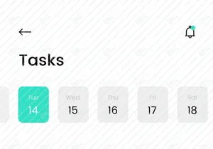 Couple screens for Task Management app