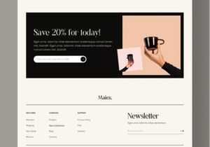 E-Commerce - Mug Shop Website [Figma]