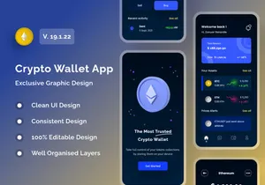 Crypto Wallet App Design