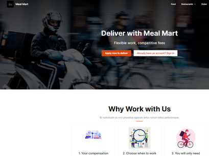 Meal mart food delivery application