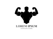 Vector object and Icons for Sport Label  Gym Badge  Fitness Logo Design