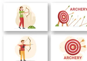 13 Archery Sport Illustration