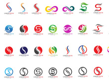 S letter logo initial company name