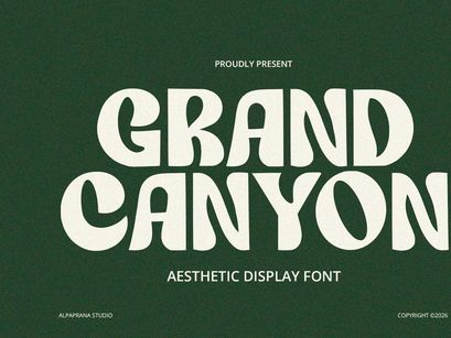 Grand Canyon - Display Font