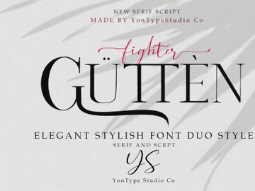 Free Demo Gutten Fighter Font Duo preview picture