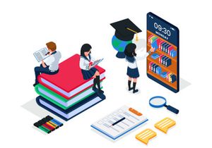 Online education illustration v5