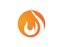 Fire Flame logo designs  Fire logo template  Logo symbol icon