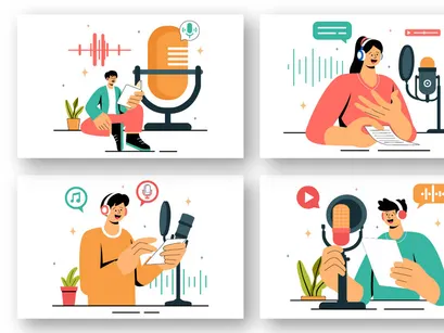 9 Dubbing and Voice Acting Illustration