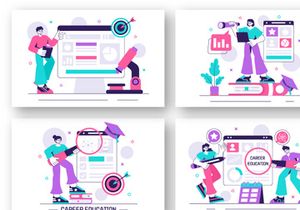 10 Career Development Education Illustration
