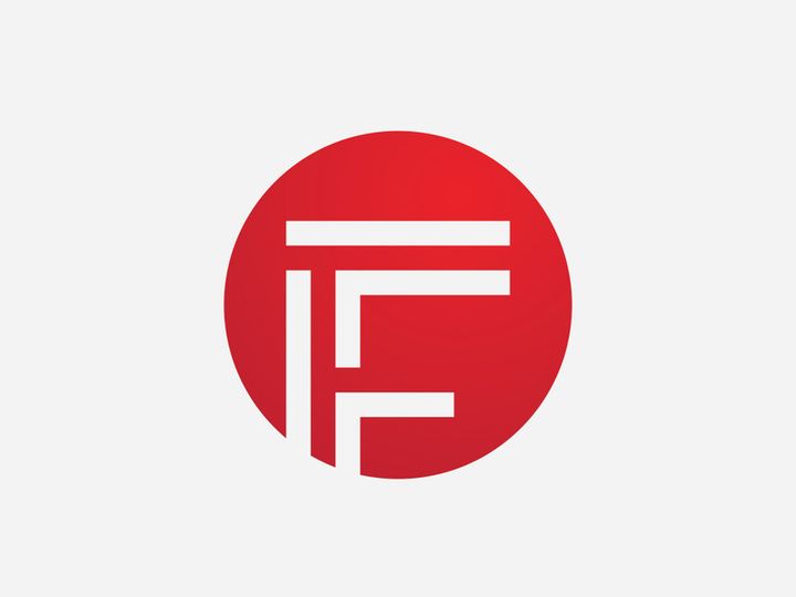 F letter Logo template vector  initials sign