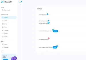 MaterialM Free Angular Admin Dashboard Template