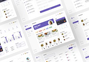 Eatly - Food Deilvery Dashboard UI KIT