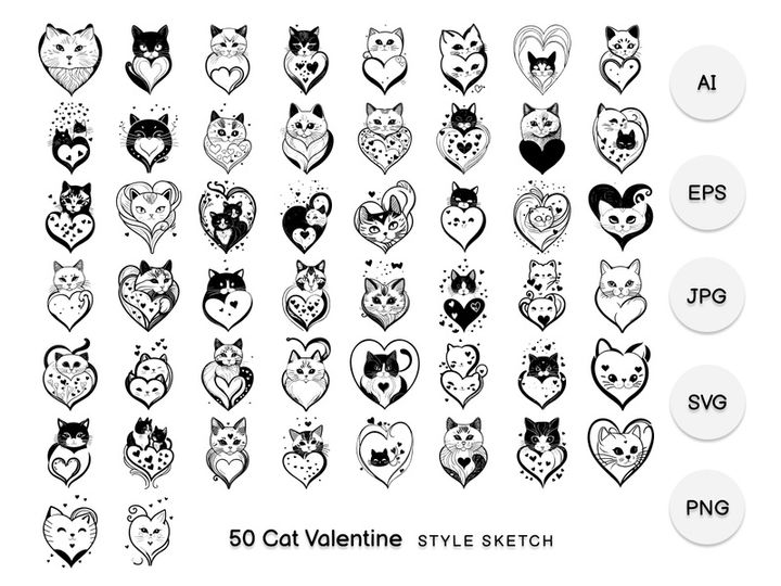 Cat Valentine Element Draw Black