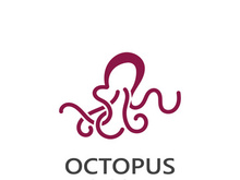 Octopus logo image design icon illustration animal vector
