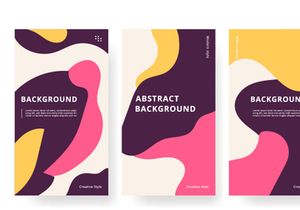 Screens abstract background trendy