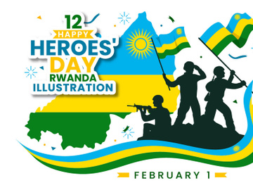 12 Rwanda Heroes Day Illustration preview picture