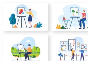 15 Painting Flat Illustration