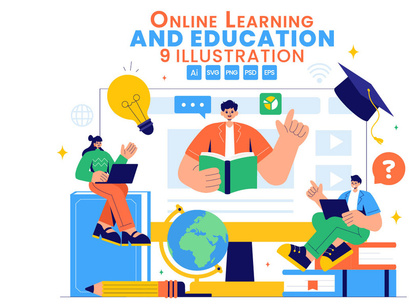 9 Online Learning and Education Illustration