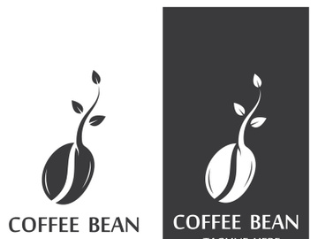 Premium coffee bean logo design. preview picture