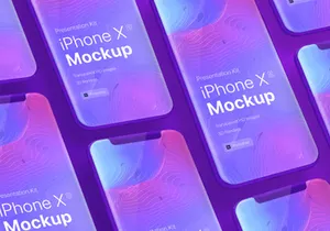 iPhone XS app mobile showcase Mock-Up